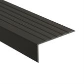 Trapneusprofiel pvc zwart LxBxH=1500x100x40mm