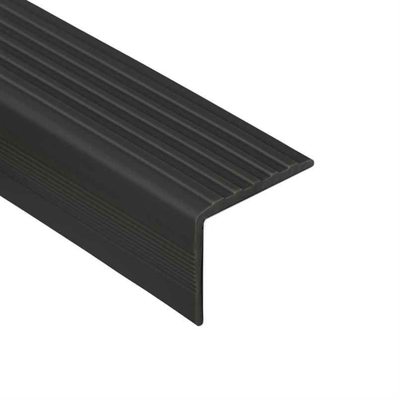 Trapneusprofiel pvc zwart LxBxH=1500x50x45mm