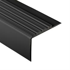 Trapneusprofiel pvc zwart LxBxH=1500x70x42mm dikte 4mm