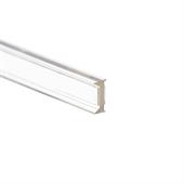 Verbindingsprofiel kopwand 10-10,8mm transparant (L=3m)