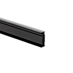 Verbindingsprofiel kopwand 12-12,8mm zwart (L=3m)