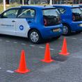 Verkeerskegel oranje zonder strepen - pilon 50cm hoog