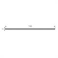 Viton rubberstrip mosrubber BxH=195x3mm