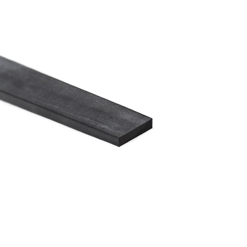 Viton rubberstrip mosrubber BxH= 22x4mm