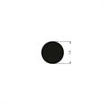 Volrubber CR (neoprene) snoer D=14mm (L=50m)