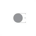 Volrubber EPDM snoer grijs D=17mm (L=25m)