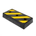 Volrubber muurbeschermer LxBxH=500x250x100mm