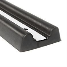 Volrubber muurbeschermer zwart LxBxH=1000x162x48mm