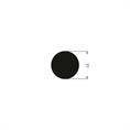 Volrubber Viton snoer D=15mm (L=25m)
