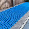 Zwembad mat blauw op rol (LxB=15x0,6m)